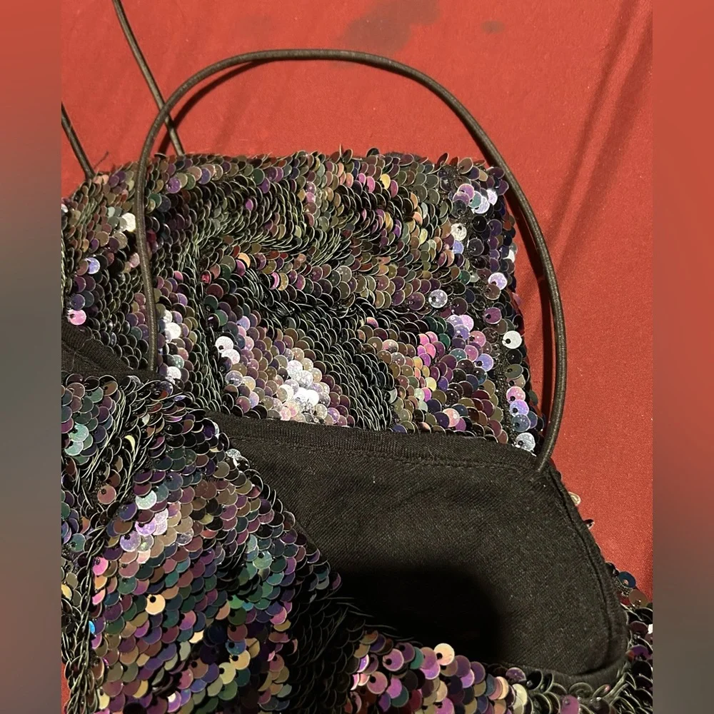 ‼️SOLD‼️Sequined mini dress, sequin dress - Picture 4 of 4